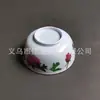 Melamina similar a la porcelana tazón pequeño para comida tazón de plástico de melamina impresión de calcomanía tazón de 3.5 pulgadas Tazón de Flor Blanca tazón para salsa condimento