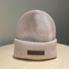 Chapéu masculino e feminino inverno chapéu de lã escura moda quente chapéu de malha protetores de ouvido estilo coreano chapéu frio casal Moda