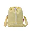 Bolsa Quadrada Pequena Casual Portátil Multicor Feminina Moda Cordão Celular Bolsa de Ombro Leve para Exterior Deslocamento Bolsa Mensageira para Garrafa de Água