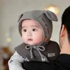 Chapéu para Bebês e Crianças Pequenas para Outono e Inverno, Quente e Grosso, Protege as Orelhas, Chapéu que Cobre a Cabeça para Meninos e Meninas, Lindo Chapéu de Ursinho para Recém-Nascidos