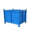Caja de material de metal pesado directa de fábrica caja de chatarra caja de transporte caja de hierro apilable caja de vuelco caja de vuelco plegable alta