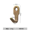 Gancho Individual de Chapa de Bronce Antiguo Gancho de Metal Retro para Abrigos Gancho Mini de Pared para Abrigos y Sombreros Gancho de Almacenamiento para Cajones de Gabinete con