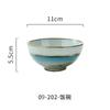 Tazón y Plato de Cerámica Simple para el Hogar Estilo Japonés Tazón para Fideos de Alta Temperatura Bajo Esmalte Colorido Tazón para Arroz Taza para Estofado Creativo Plato Creativo para Arroz Vajilla