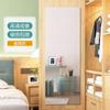 Armario con espejo de pared autoadhesivo espejo de cuerpo entero para vestirse espejo pegado puerta de armario interior hogar habitación de niña dormitorio examen grande