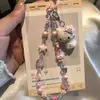 Cadena para Teléfono Móvil de Mezclilla Arcoíris Hecha a Mano hellokitty Linda Cadena con Colgante de Grano Colgante Lindo Colgante