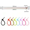 Cordón de Silicona Multifuncional de Colores para Manualidades Anti-Pérdida Correa de Silicona Accesorio Sencillo Correa para Llavero de Silicona