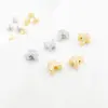 Cuentas Espaciadoras con Forma de Mariposa de Doble Corte Chapadas en Oro Cobre Conservador del Color Materiales para Pulsera de Cuentas DIY, Collar, Pendientes