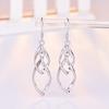 Pendientes Largos de Gancho para Oreja para Mujer 2025 Nuevo Estilo Popular de Alta Gama Elegantes Lujo Accesible Pendientes Exquisitos de Borla Pendientes