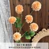 Nueva flor artificial de champán para el hogar, sala de estar, mesa de centro, exhibición de flores, boda, fondo de boda, decoración de pared, flor falsa