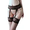 Roupa íntima sexy feminina sexy renda peça única Meias-calça de rede com liga padrão de água renda peça única rede meias-calça de rede atacado