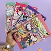 Cuaderno de espiral A5 con costura de nuevo modelo transfronterizo, Cuaderno rayado con costura de alto valor estético, Cuaderno de hojas sueltas para estudiante