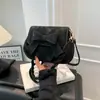 Diseño de Nicho Nuevo Bolso de Axila Mate de Gama Alta con Lazo, Bolso de Hombro de Moda, Bolso Cruzado tipo Silla de Montar, Moderno