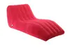 Sofá Preguiçoso Estendido Oversized em Forma de S Sofá Inflável de Revestimento Veludado Cadeira Sofá Cama Reclinável Inflável Cadeira com Encosto