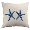 Funda de Almohada Nueva Serie Marina Patrón de Caballito de Mar Coral Fábrica de Almohadas Oficina Almohada Funda de Almohada Al por Mayor