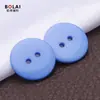Láser de Tinte Personalizado Dos Ojos Resina Botón de Pan Ropa de Punto Camisa Botón Redondo Ropa para Niños Botón Versátil