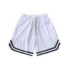Pantalones Cortos Deportivos de Verano para Hombre Holgados Estilo Hong Kong con Bloques de Color Pantalones de Baloncesto Estudiante Moderno Ins Versátil Pierna Ancha Tres Cuartos