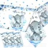 Nuevo Oso de Peluche Azul Acuarela Decoración Fiesta de Bienvenida al Bebé Tema de Bebé Plato de Papel Desechable Servilleta