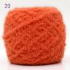 Fio de Lã Veludo Coral de Três Fios para Bebê Médio Espesso Fio de Bola de Lã Bolsa de Crochê à Mão Fio de Toalha de Algodão