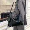 [Fábrica] Bolso Tote de Gran Capacidad Estilo Europeo y Americano de Piel de Vaca Togo Transfronterizo de Cuero Genuino para Hombro Moda Bandolera para Mujer