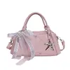 Bolsa de Hombro Grande de Lona Transfronteriza Coreana Primavera/Verano 2026, Bolso de Mano Nicho Estilo Coreano, Bolso de Hombro, Bolso Cruzado