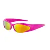 Gafas de Ciclismo Cortavientos Estilo Deportivo Europeo y Americano para Hombres y Mujeres Protección Solar Personalidad Gafas Y2K Milenio Gafas de Sol Gafas Transfronterizas