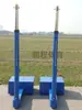 Suporte de Rede de Vôlei Ajustável com Manivela Manual, Suporte de Rede de Tênis, Suporte de Rede de Vôlei de Ar Móvel, Postes de Rede, Suporte de Rede de Vôlei de Ar Padrão para Uso Externo