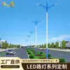 Novo Modelo de Luminária de Rua LED 50W100W300W para Novos Projetos de Ruas Rurais, Luminárias de Rua com Braço Alto e Baixo