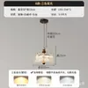 Lámpara Colgante de Lujo Ligero Estilo Francés de una Sola Cabeza, Lámpara de Mesita de Noche Minimalista Moderna, Luminaria Colgante Única para Comedor, Barra de Bar, Vestíbulo
