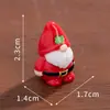 Gnomo Navideño Transfronterizo Decoraciones de Pascua Accesorios Micro Paisajismo Manualidades de Resina DIY Adornos para Coche