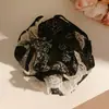 Elástico de Cabelo Franzido Estilo Francês para Mulheres, Prendedor de Cabelo Coreano de Alta Qualidade, Alta Elasticidade, Elástico Durável, Acessório de Cabelo Extra Grande