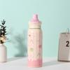Nuevo Termo de Alto Valor Dibujos Animados Estudiante Doble Bebida Vaso con Ventosa Portátil Lindo Acero Inoxidable 316 Vaso de Agua Personalizado