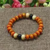 108 Adornos de Cuentas de Buda para Suministros, Regalos de Madera de Palo de Rosa Imitación, Regalos para Tienda de Manos de Palo de Rosa, Pulseras, Pequeños Tesoros de Regalo, Puestos Callejeros, Mercancía