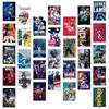 30 Cartões de Parede Realistas de Jogadores da NFL para Decoração de Parede de Fundo de Dormitório Americano Transfronteiriço