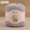 Hilo fino con lentejuelas de lino Xizang de colores, hilo de lino, hilo de encaje de algodón y lino, ganchillo de seda y algodón, chal calado al por mayor