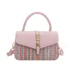 Bolso pequeño fresco y dulce al por mayor para mujer, nuevo estilo otoño 2026, bolso de hombro tejido color block, bolso cruzado para el día a día