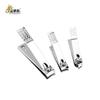 Cortaúñas de acero inoxidable de alta calidad, herramientas para manicura y pedicura, tijeras para piel muerta, cortaúñas, cuchillo para pedicura, caja de aluminio, juego de 5 piezas