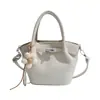 Bolso de Mano con Patrón de Lichi Coreano Bolso Cubo para Mujer 2026 Nuevo de Moda Tendencia Bolso Cesta de Gama Alta Bolso Cruzado Versátil