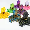 Nuevo producto transfronterizo: Pulpo de ojos grandes con articulaciones móviles, linda decoración 3D para fiestas
