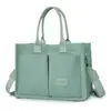Bolso de Lona Nuevo Transfronterizo para Mujer Gran Capacidad Multibolsillos Bolso de Hombro Bolso para Mujer Aspecto de Alta Calidad Bolso Cruzado Japonés para Mujer