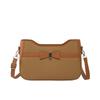 Bolsa de Ombro Cruzada Feminina 2025 Nova Tendência de Verão Simples Casual Textura de Roupa de Trabalho com Laço