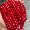 Cuentas sueltas de jade de seda de hielo de color caramelo optimizadas para Amazon, hechas a mano, pulseras, collares, accesorios de joyería al por mayor