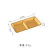 Plato para Salsa de Acero Inoxidable Coreano 304 Golden Factory Comercial Hot Pot Barbacoa Condimento Plato para Mojar Dos o Tres Compartimentos
