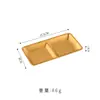 Molheira de Aço Inoxidável 304 Estilo Coreano para Churrasco, Molheira para Molho, Molheira para Condimento de Panela Quente, Pratinho com Dois ou Três Compartimentos