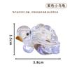 Zibo Perro Gato Tortuga Hogar Coche Oficina Escritorio Manualidades Gato Perro Decoración de Vidrio Regalos Vidrio de Colores