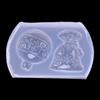 Molde de silicona para bolsa de dinero de copo de nieve de gema de espejo DIY, accesorios de material epoxi, molde para accesorios de decoración de carcasa de teléfono móvil