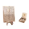 Placa de Entrada de Casamento Quadrada Artificial Embutida Coração Símbolo de Casamento Feriado Mesa de Assinaturas de Madeira Criativa Mesa de Assinaturas de Casamento Quadro de Mensagens para Convidados de Casamento