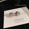 Brincos de Strass Super Brilhantes Dongdaemun Light Luxury Elegantes Ear Cuffs Geométricos Versáteis Estilo Coreano Feminino Celebridade da Internet Brincos de Alta Qualidade