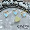 Nova Nail Art Jóias Mocha Retangular Forma De Amor Macaron Aurora Plana Diamante Decoração Do Prego CJD1359