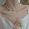 Collar de Perlas de Mijo Ultra Finas Shijia para Mujer, Nicho de Lujo Ligero, Nuevo Modelo 2026, Cadena para Clavícula, Cadena de Cuello Elegante con un Toque de Alta Gama