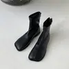 Botines estilo Martin para mujer, botines sencillos para primavera/otoño, nuevo estilo Chelsea 2024, suela plana suave, botines populares de tobillo estilo mom de este año